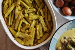 Baked Cucumbers | www.kimchimom.com #sundaysupper #cookforjulia